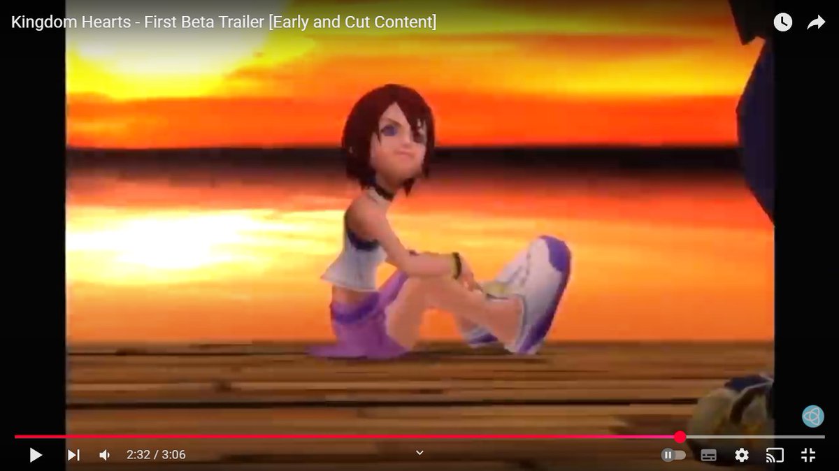 Wet_Dogs_Smell's tweet photo. @_daeys The beta trailer also showed a frame of Riku approaching Kairi that appears to happen either right before or right after the sunset scene. Something between them must have happened at that moment. https://t.co/15LZZVnGwN