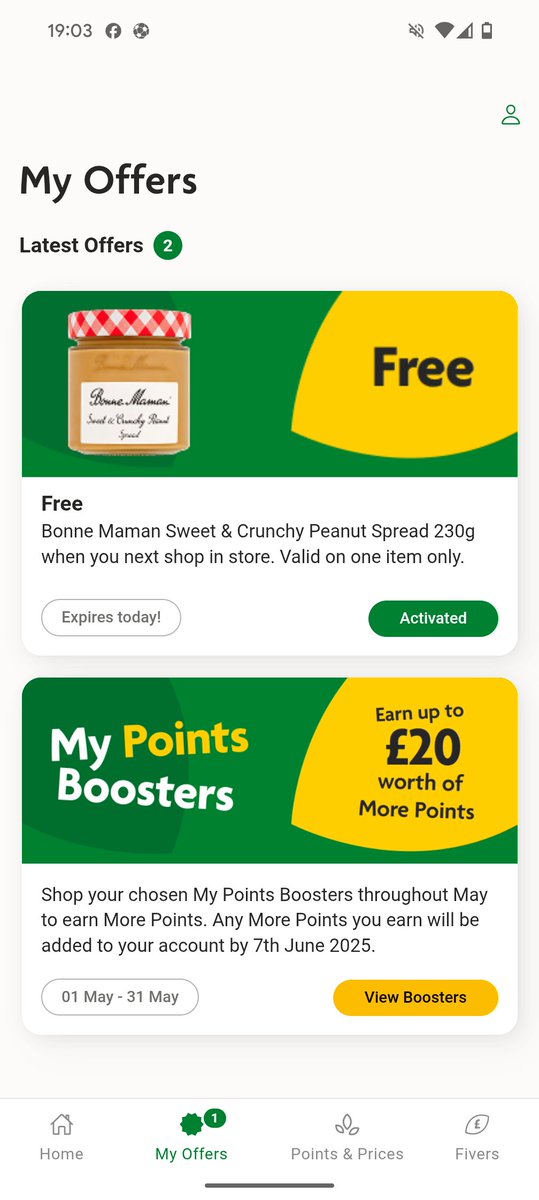 StaceyUK2's tweet photo. @Morrisons don't know why you even bother putting freebies on your more card ?! Since you put this one on till it ended on Sunday it seemed like you took the whole stock off the shelves 😔 https://t.co/7syCyGpAFg