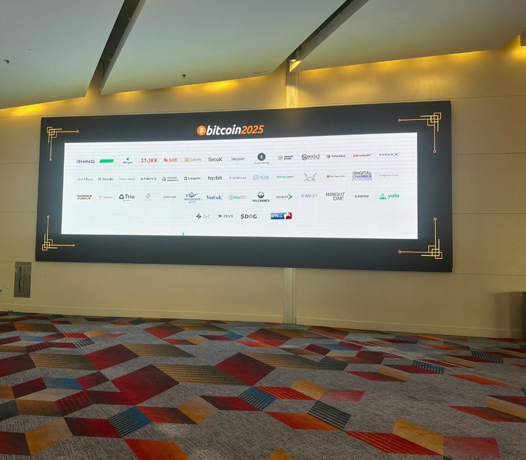 #BTC #Vegas Bitcoin 2025 forgot to mention gaymers coded. 

$MLG spotted 👀