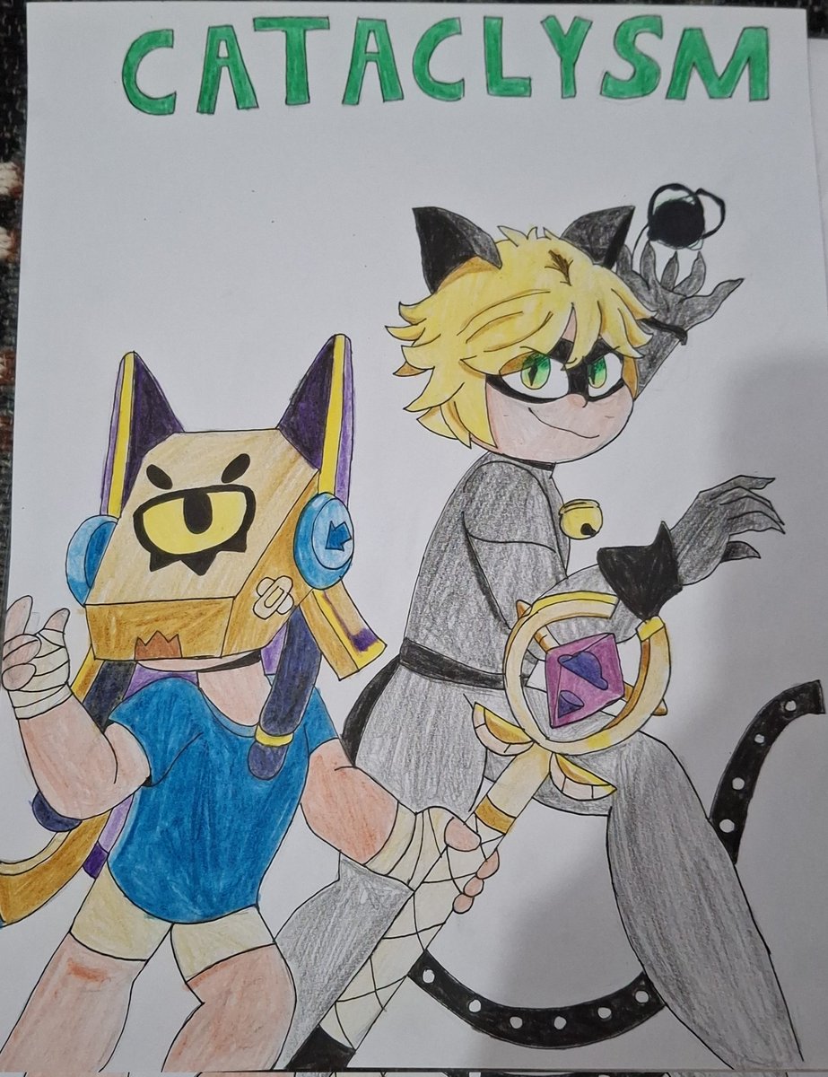 Dibuje y cree😔💕
#brawlstarsfanart #BrawlStarsArt #finxbrawlstars #miraculousladybug #Catnoir #cataclysm