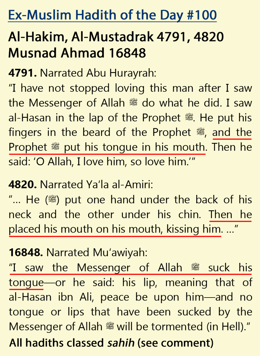 <a href="/realMaalouf/">Dr. Maalouf ‏</a> Yes, well they follow a man that sucked the tongues of little boys.
