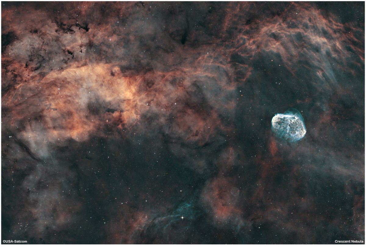 Crescent Nebula in Foraxx palette. 16 hours of subs.