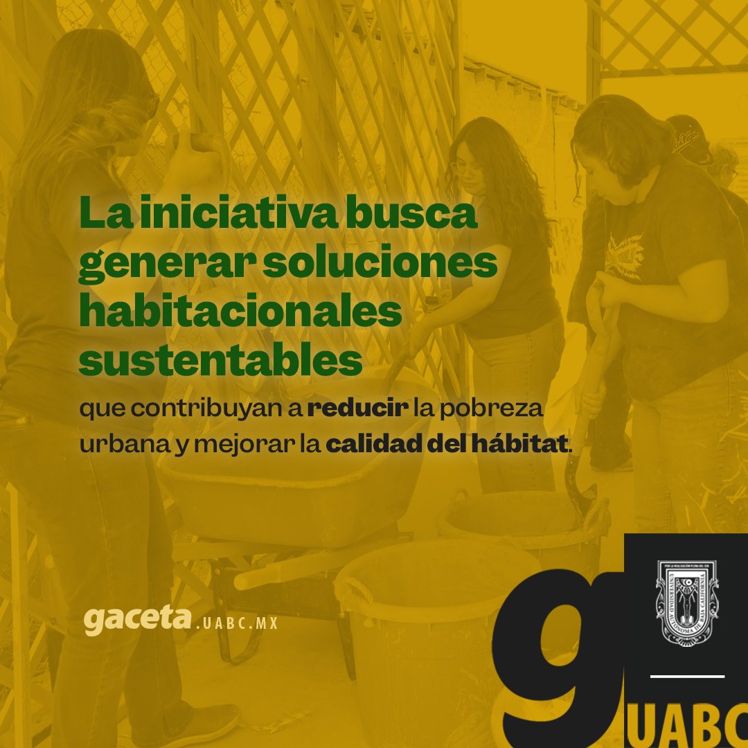 Estudiantes de la UABC participaron en la primera Jornada de Autoconstrucción en apoyo a una familia local, como parte del proyecto de investigación “Vivienda adecuada, hábitat sustentable y cohesión social”.
gaceta.uabc.mx/autoconstrucci…