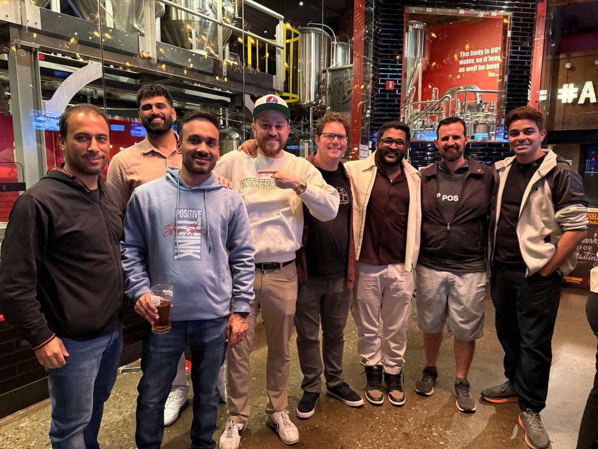 getwiserapp's tweet photo. @getwiserapp is attending #ShopifyEditions2025 in Toronto 🇨🇦
Kicked things off with an energizing pre-meetup at #AmsterdamBrewhouse, hosted by @pmillegan 🍻

It is always great to catchup with partners like @liam_at_shopify and @kinngh, and meeting fresh faces attending @Shopify #EditionsDev for the first time. Always inspiring to exchange ideas before the main event begins.
It’s these vibrant pre-events that make every moment of the main event even more memorable and worthwhile. 💥
Big week ahead! If you're around Toronto, let’s connect.

#ShopifyPartners #EcommerceCommunity #Networking #WiserAI #Toronto #EditionsDe
