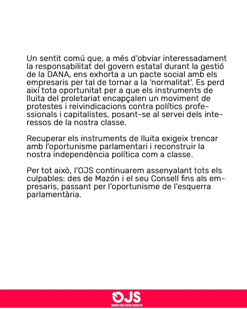 OJS_PV's tweet photo. 📄 || Comunicat sobre la vaga general del 29M

Reconstruïm la nostra independència política com a classe. https://t.co/881IXxAXdW