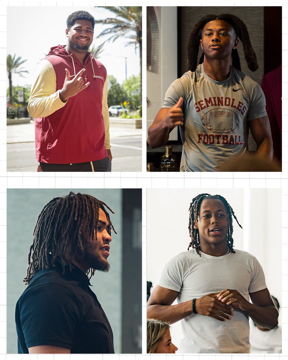 FSUFootball's tweet photo. Yesterday we welcomed our group of summer newcomers home to the #NoleFamily!

 #KeepCLIMBing https://t.co/mrZWphKpRa
