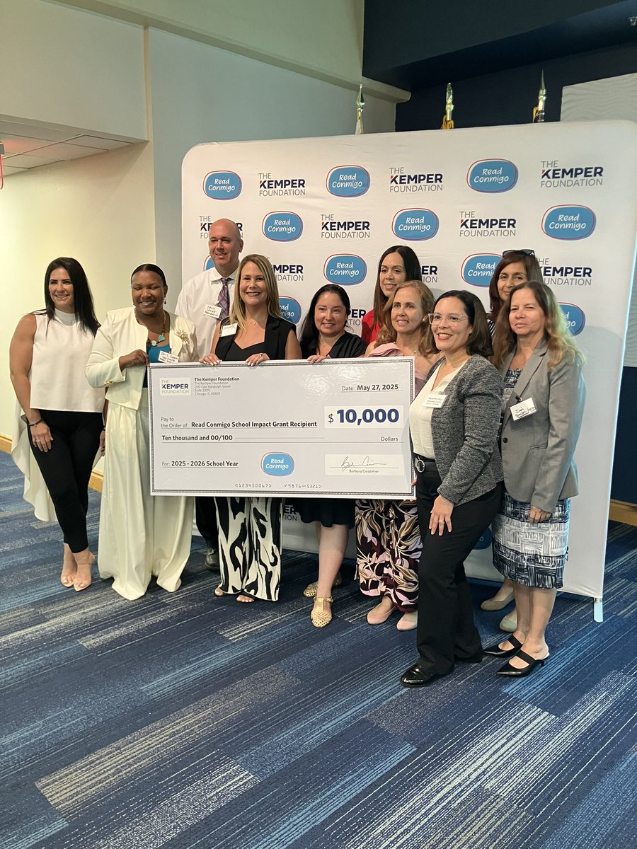 We are proud of being recipients of the Kemper Grant! Our Dual Language Program will continue to soar!
#Skysthelimit 
#BCPSNorthRegion
