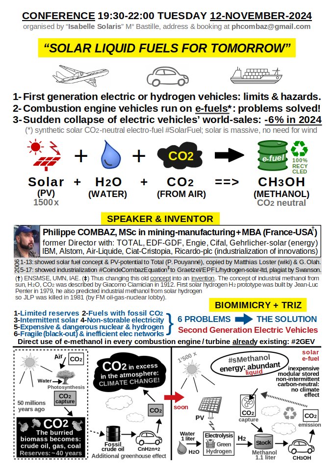 SolarMethanol's tweet photo. Never menace others'#children, you'll lose yours! #PhCOMBAZ
#SolarMethanol #SolarFuel #sMethanol #Methanol #FrancMaçonnerie #LaurePOUYANNÉ #PaulPOUYANNÉ #PierrePOUYANNÉ #MarcPOUYANNÉ #POUYANNÉ #EDF $TTE #CarnageTOTAL #StopEACOP #EACOP #FelixCOMBAZ #MaximCOMBAZ #TotalHatesChildren https://t.co/yhHBraRzCA