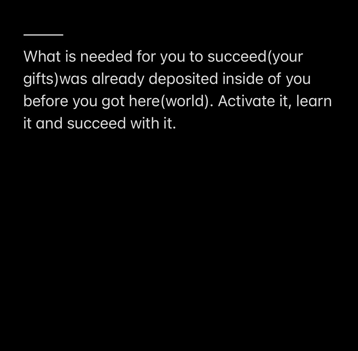 thisisossa's tweet image. So you don’t end up wasting your time and resources on things thats are not meant for you.