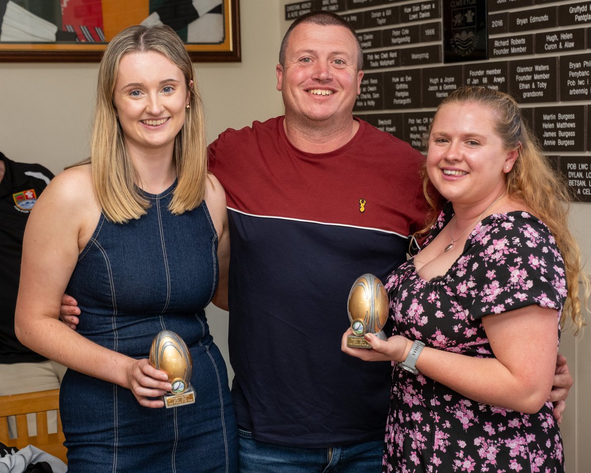 Clubman of the Year – Nia James and Tesni Fakes (pictured)

Tribute to Loyal Service – Iwan Thomas

#TeuluNant