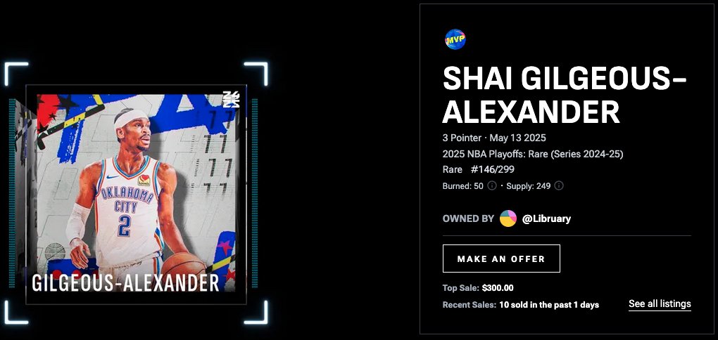 aiSports (@aisportspro) on Twitter photo $TSHOT Vaults are live through the NBA Finals 🚨
We’ve teamed up with <a href="/vaultopolis/">Vaultopolis</a> to boost every TSHOT Fast Break Vault with 100 $TSHOT + a ~$25 <a href="/NBATopShot/">NBA Top Shot</a> Moment. Starting w/ this SGA Rare 🔥
The #1 winner gets the moment - more entries = better odds
Links & more details 👇 $TSHOT Vaults are live through the NBA Finals 🚨
We’ve teamed up with <a href="/vaultopolis/">Vaultopolis</a> to boost every TSHOT Fast Break Vault with 100 $TSHOT + a ~$25 <a href="/NBATopShot/">NBA Top Shot</a> Moment. Starting w/ this SGA Rare 🔥
The #1 winner gets the moment - more entries = better odds
Links & more details 👇