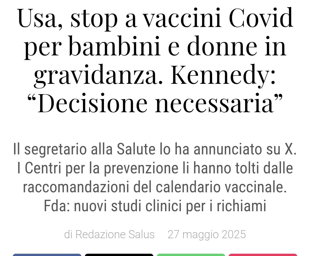 franborgonovo's tweet photo. Robert Kennedy: stop alle dosi per bambini e donne in gravidanza. Finalmente qualcuno si è deciso a farlo, e a rimettere al centro i dati.  Quelli veri. https://t.co/VZQHvdOlJ1