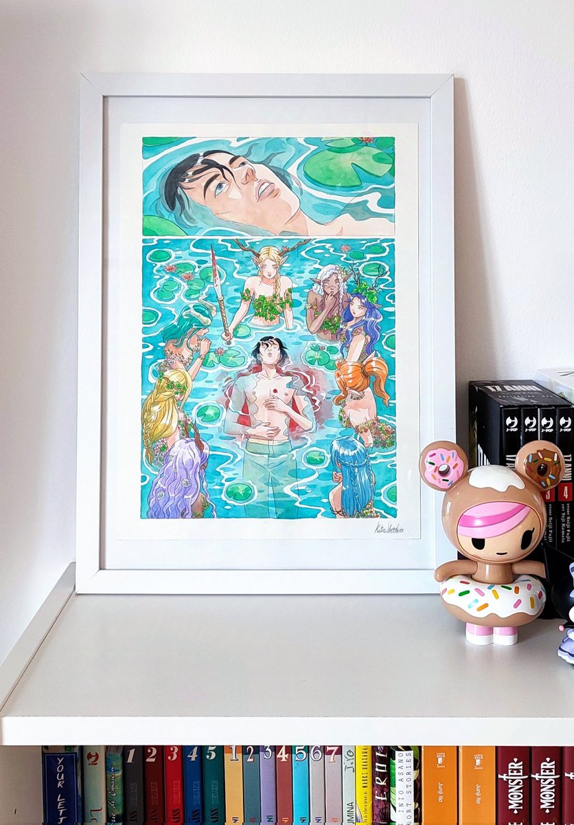 Katia_Vecchio_'s tweet image. Some of my paintings — the lucky ones found wall space! ⭐