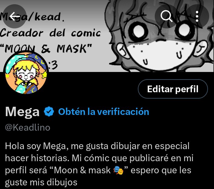 mega_mini1's tweet photo. Buenas 👻
Les comento que está es mi cuenta donde subiré todo relacionado del comic y algunos dibujos de esta.
@Keadlino https://t.co/0cFxZDlAJ0
