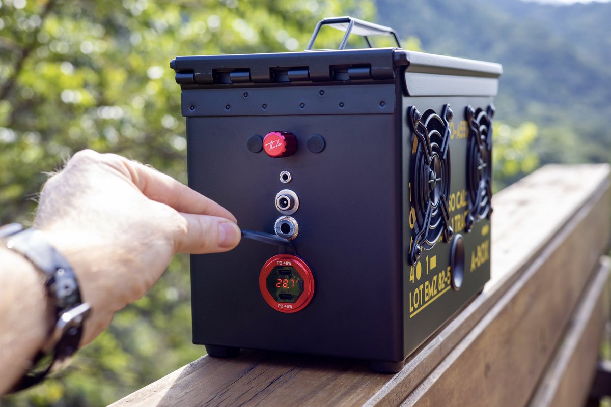 ultimatesonly's tweet photo. 🔥 Locked &amp; loaded for summer with the .50cal A-Box Black Ops! 💨 Ready to dominate the BBQ game with epic outdoor vibes. 🍔🌞 Who’s joining us for some serious grilling action? 🥩🔫 

#BlackOpsBBQ #SummerVibes #50CalABox #GrillSeason #OutdoorLiving #bbqbeats #bluetoothspeaker https://t.co/rnRAZF0dL6