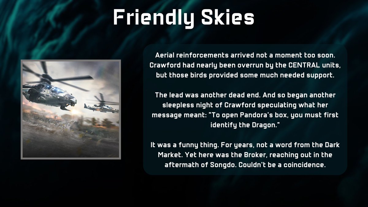 comet307's tweet image. Story Content for the Week of May 27th (Part Two)