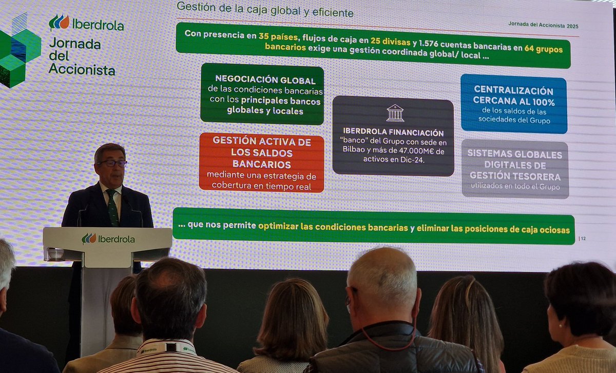 iparatx's tweet photo. Gran tarde en la #TorrePelli de @iberdrola
Jesús Martínez, director de Finaciación y Tesorería del grupo, nos ha explicado claves financieras de $IBE y desempeño de la cía en max históricos
Junto a mí, mi amigo @nibelungo2011 con quien he compartido confidencias y estrategias https://t.co/HlSQ5Vc0IL