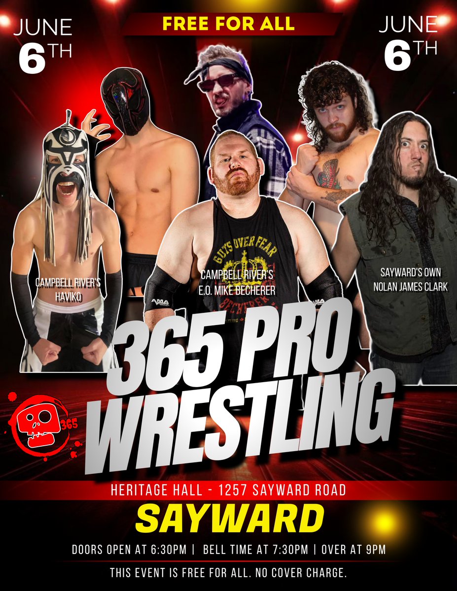 365EddieO's tweet photo. June 6th - #Sayward
June 7th - #CampbellRiver
@365pw - Tickets on sale at https://t.co/UUAV1gRNWQ https://t.co/aihYT3qk9I