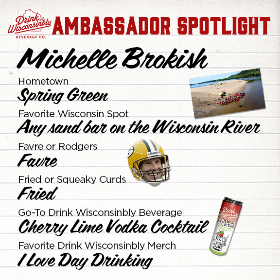 🙋‍♂️AMBASSADOR SPOTLIGHT
Say hello to Michelle—one of our amazing DW Beverage Ambassadors.🥃 Be sure to stop and say hi if you see Michelle in the wild. Interested in being an Ambassador? We’d love to have you join our DW Beverage team! 📧 Contact Bea at bea@drinkwi.com.