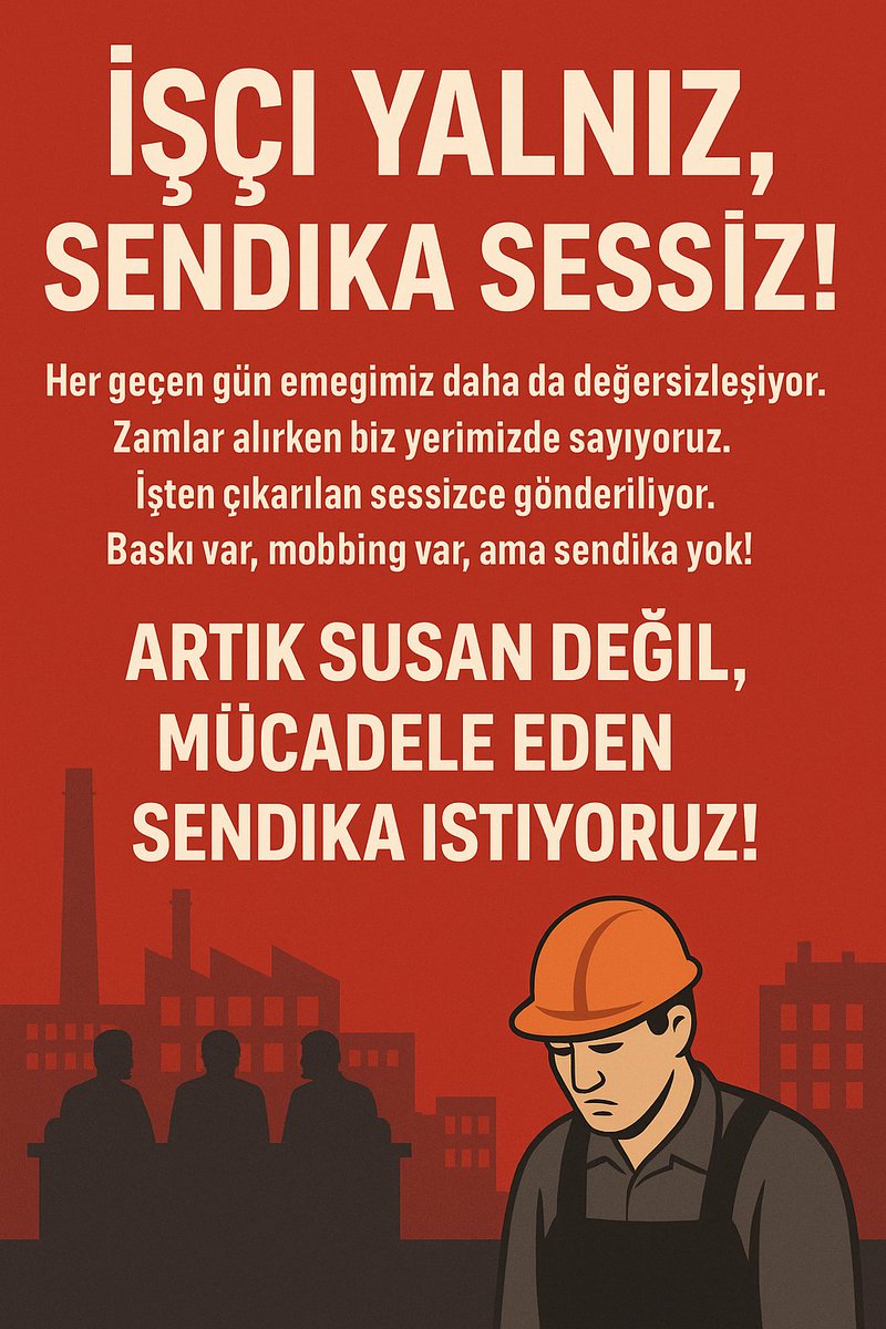 Bıçak kemiğe dayandı ✊
Zordayız geçinemiyoruz✊
Kçp de ne konuşuldu ⁉️
İşçiye bilgi vermiyorsunuz ⁉️
Çay içip zamanımız var diyorsunuz ama bizim zamanımız yok ⁉️
#TürkİşYolİşİstifa
<a href="/turkiskonf/">TÜRK-İŞ</a> <a href="/hakiskonf/">HAKİŞ KONFEDERASYONU</a> <a href="/Yolissendikasi/">YOL-İŞ Sendikası</a>