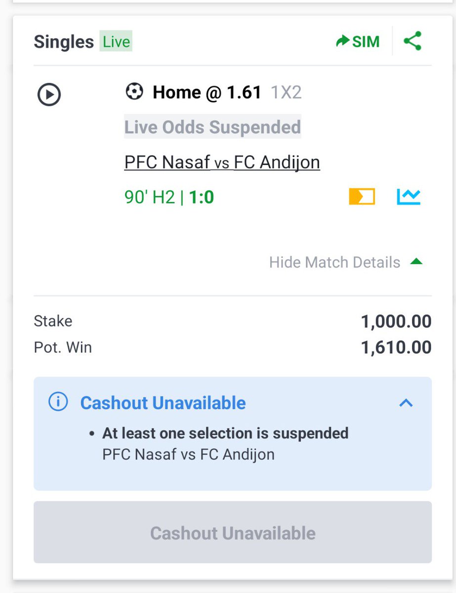 Always expect a win 😋😺😀
Free bet of the day won 💲🎶
Let's focus on bet of the night
.
Use link in bio to play. Pls RT.