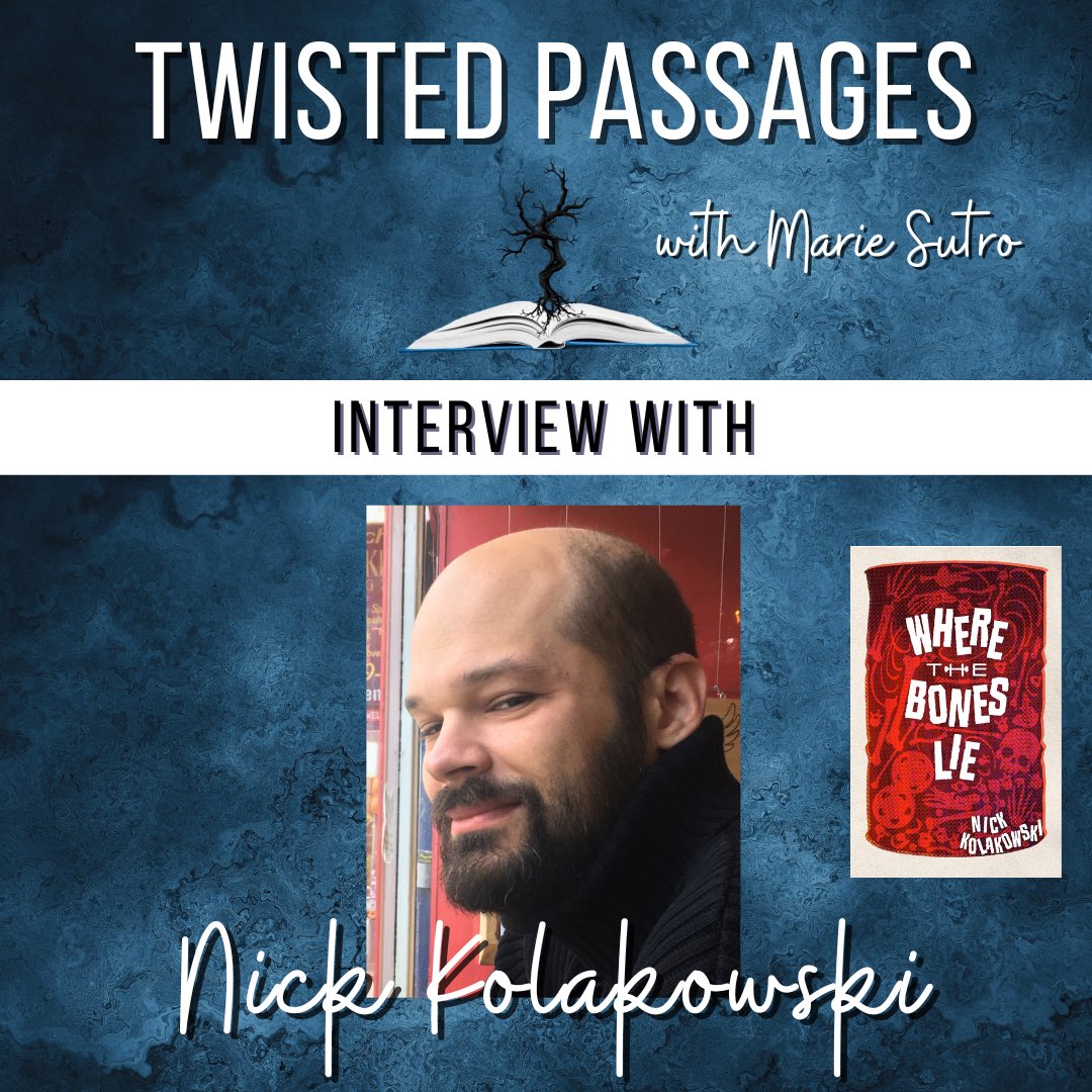 mariesutro's tweet image. Crime author, Nick Kolakowski, discusses his gritty new release, WHERE THE BONES LIE. “…buckle up and hold on for a heady ride.”–Meg Gardiner, #1 NY Times bestselling author

 Watch at: youtu.be/5LDhHEHimMA