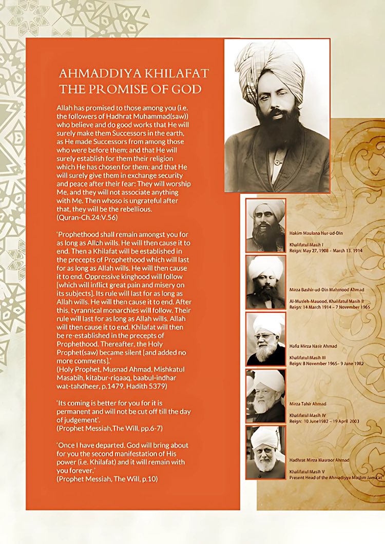 Each Khalifa has demonstrated, through divine guidance, fulfilled prophecies, and miraculous incidents, that they are the chosen ones of Allah.

#khilafat 
#CaliphOfMessiah 

pressahmadiyya.com/khalifa/