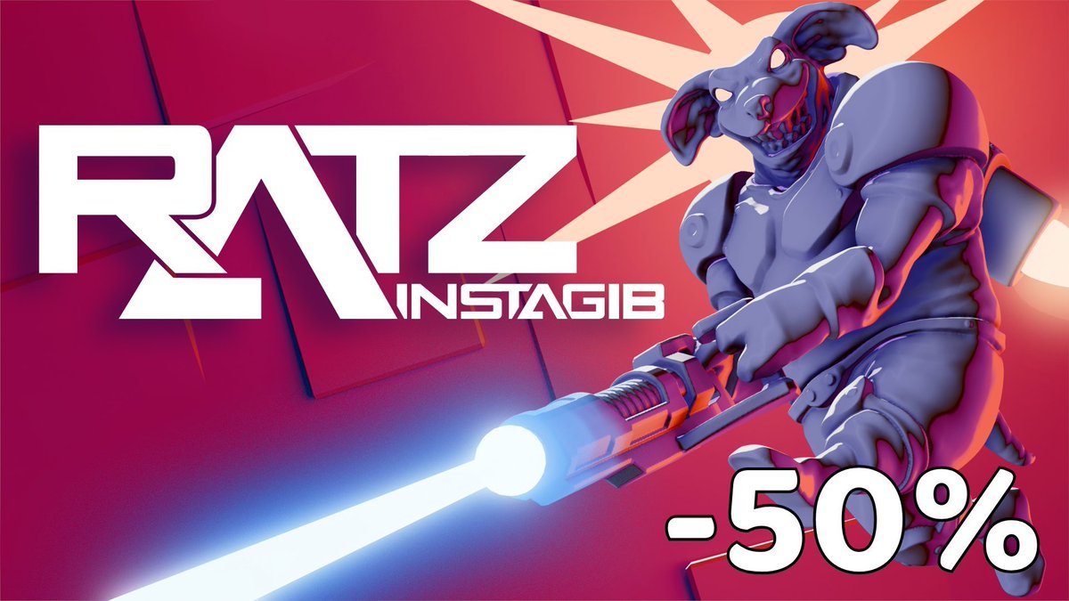 RarebyteGameDev's tweet image. 🐀 Shoot first, eat cheese later! Ratz Instagib is currently 50% off! 🧀
store.steampowered.com/app/338170/Rat…