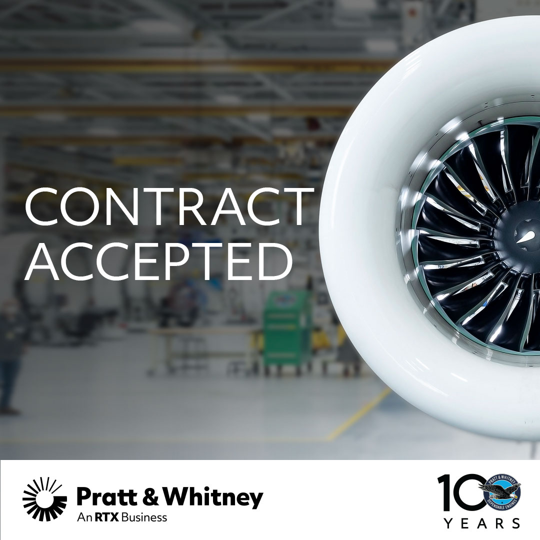 CT International Assoc. of Machinists and Aerospace Workers (IAM) voted to accept Pratt &amp; Whitney’s four-year employment contract, reaching an agreement that supports employees, strengthens operations &amp; positions Pratt &amp; Whitney for long-term growth. More: rtxcorp.co/4mAprH0