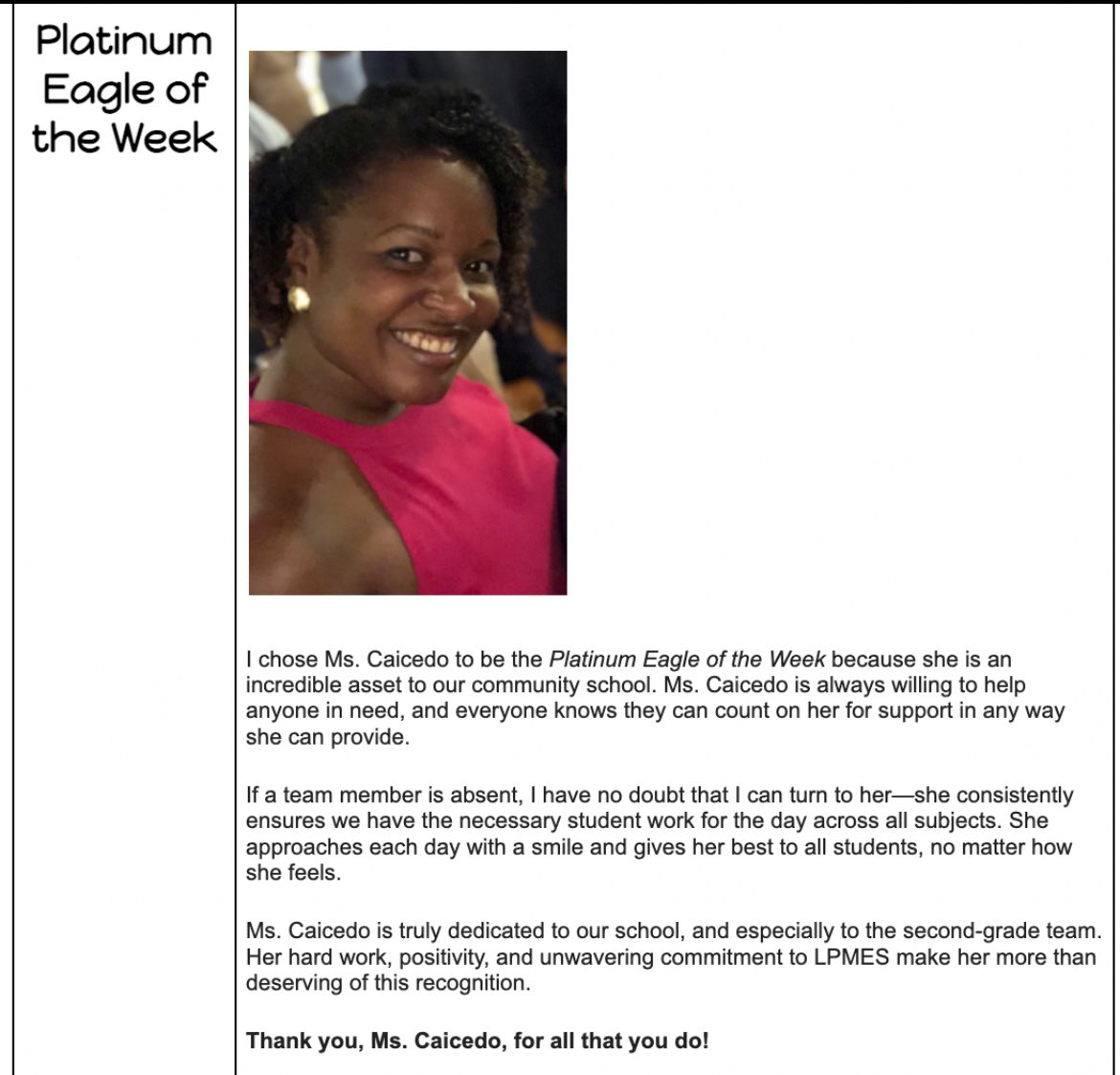 Check out our Platinum Eagle 🦅 of the week!