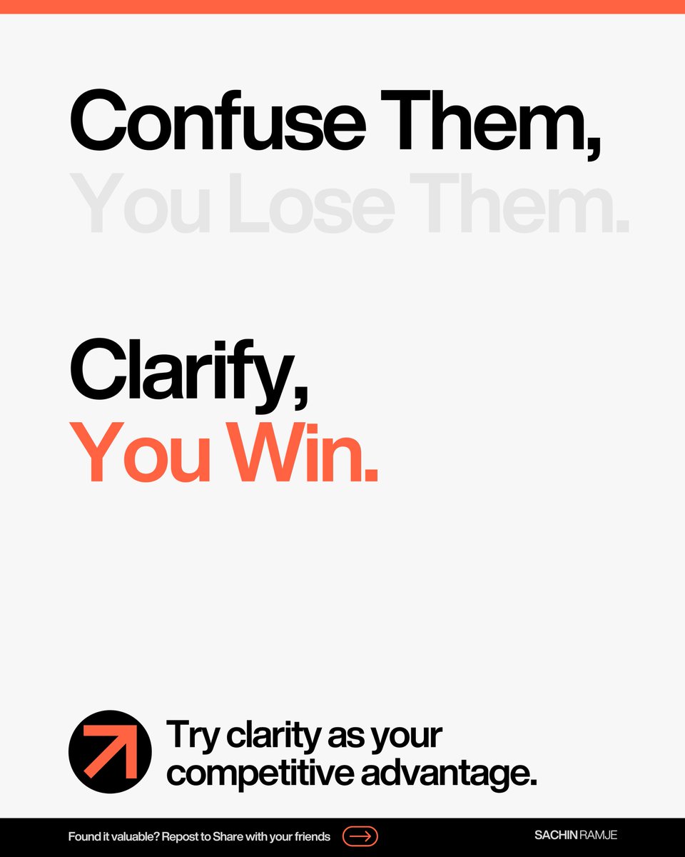 SachinRamje's tweet image. We don’t have a content problem.

We have a clarity problem.

That’s why I built Hyper-Visuals.

Not to impress.
But to help people understand.

They distill complex ideas into a format that:
 - Feels light
 - Looks sharp
 - Sticks in memory

Forget fancy animation.
Forget…