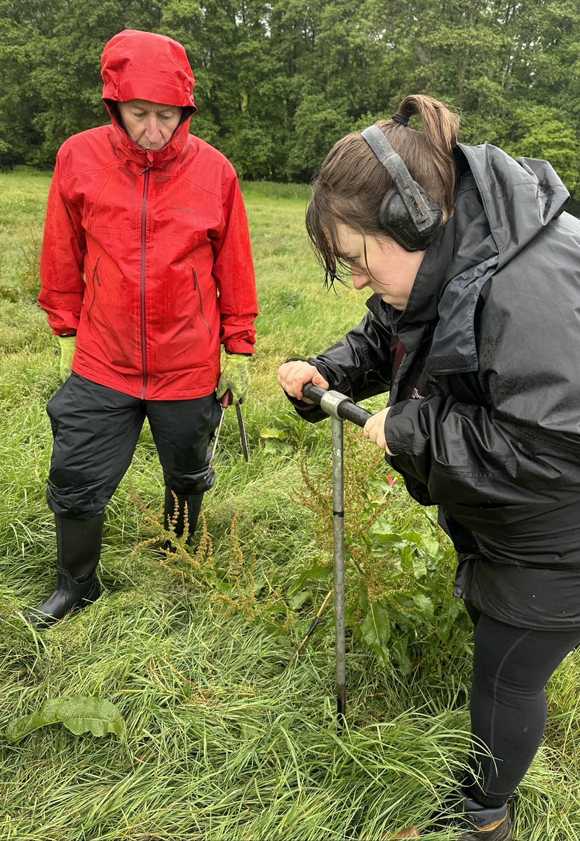 QuantumFreshWtr's tweet image. Planning the core sampling: the tools, the people, the technique.