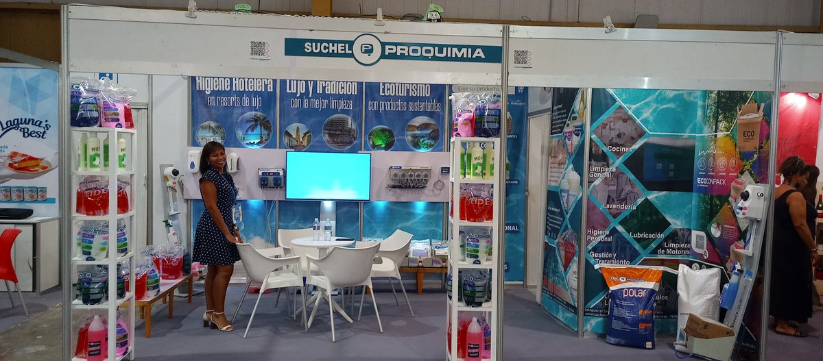 ✨ Suchel Proquimia destaca en #HostelCuba2025 ✨  
Soluciones innovadoras en higiene y limpieza profesional  
✅ Calidad y eficiencia garantizadas  
✅ Fórmulas ecológicas y sostenibles  
✅ Asesoramiento personalizado  
¡Visítanos y descúbrenos Elevamos la higiene a otro nivel!