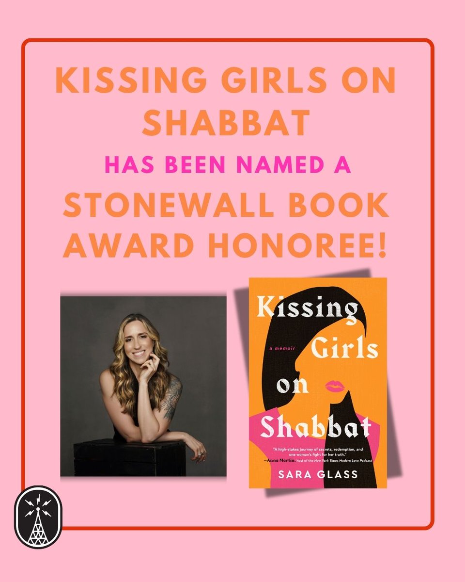 Congratulations are in order for @drsaraglass, whose memoir KISSING GIRLS ON SHABBAT was named a Stonewall Book Award Honoree! 🎉💗📖 Celebrate by pre-ordering the paperback version (out 6/3) today!