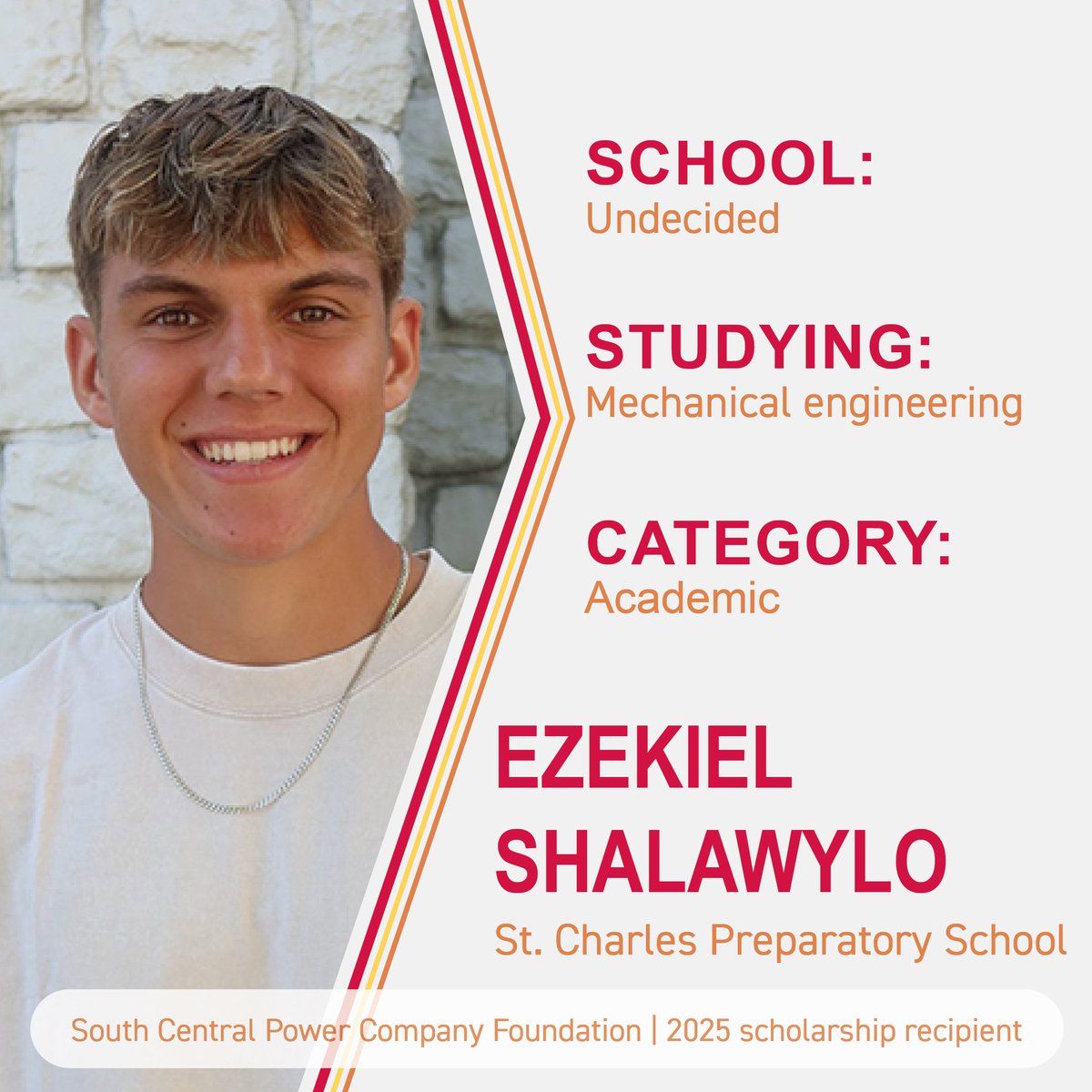 South Central Power (@southcentralpow) on Twitter photo We salute the #Classof2025! Special congrats to 123 HS seniors who received scholarships from South Central Power Company Foundation, funded by members’ generous donations to Operation Round Up. Check out some of our recipients from Bishop Hartley and <a href="/StCharlesCards/">St Charles Preparatory School</a> We salute the #Classof2025! Special congrats to 123 HS seniors who received scholarships from South Central Power Company Foundation, funded by members’ generous donations to Operation Round Up. Check out some of our recipients from Bishop Hartley and <a href="/StCharlesCards/">St Charles Preparatory School</a>