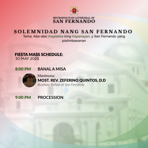 SanFernandoRBX's tweet photo. CAPABALUAN: Tuntunan da reng Capagmasusian para king Solemnidad nang Aring San Fernando III

"Abe-abe maglakbe king Kapanayan, y San Fernando yang pialimbawanan"
#rcasfrblx #VivaAringSanFernando https://t.co/IjU3Y67ejR