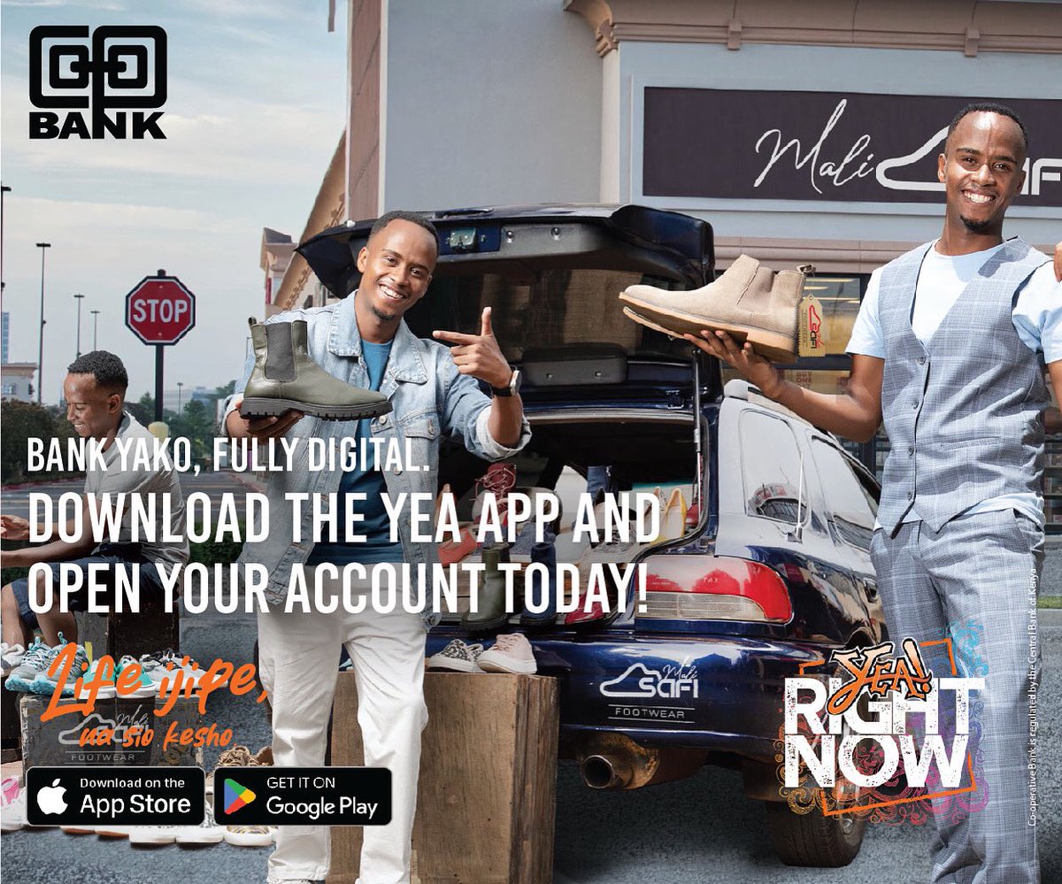 Kila hustle counts from online biz to boot sales!
Side hustlers, it’s time to go digital with your money moves.
With the YEA App from Co-op Bank, you get a fully digital account plus virtual cards for smooth, fast online payments.
What’s your side hustle?!
#lifeijipe