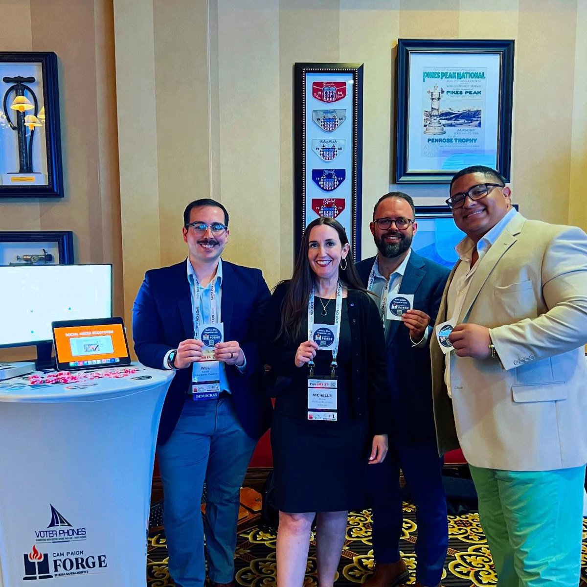 SokaSands's tweet image. We are blown away by the support and interest around Campaign Forge at last week's #Pollies25!
Get the digital tools to take on Goliath and win big for your communities. Schedule a demo of our platform by visiting sokasandscreative.com/campaignforge 🔥
(photo credit: @michelletoscale)