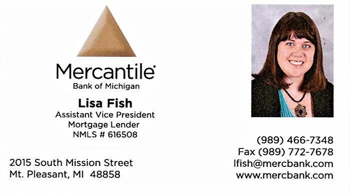 CMIAR's tweet photo. Central Michigan Association of REALTORS® Spotlights Affiliate: 
Lisa Fish, Mercantile Bank https://t.co/gQGgpEANMB