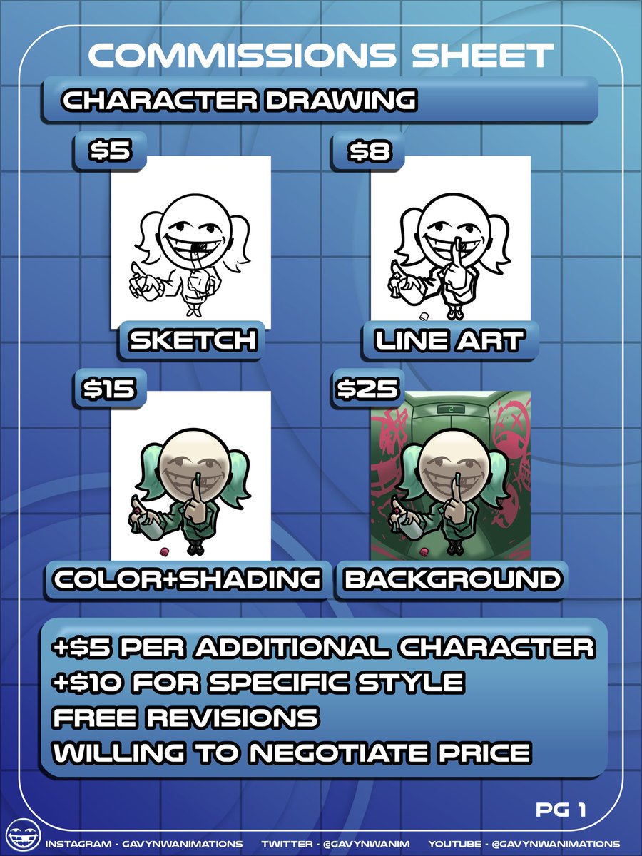 GavynWAnim's tweet image. Open for work!
#animation #animator #digitalart #art #commission #commissions #cartooon