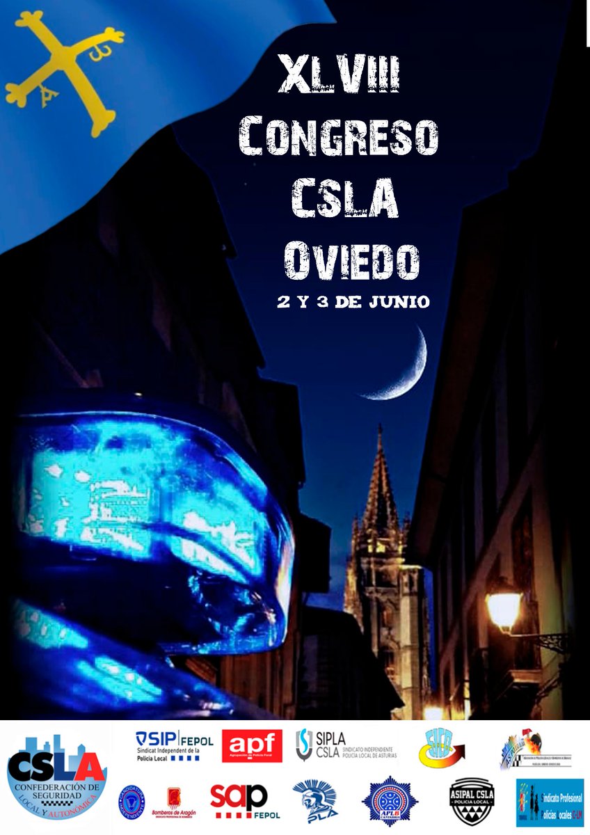 El próximo 2 y 3 de junio celebraremos nuestro congreso en #Oviedo donde haremos propuestas sobre el anticipo de la edad de jubilación y la profesión de riesgo.
<a href="/fepol_/">FEPOL</a>
