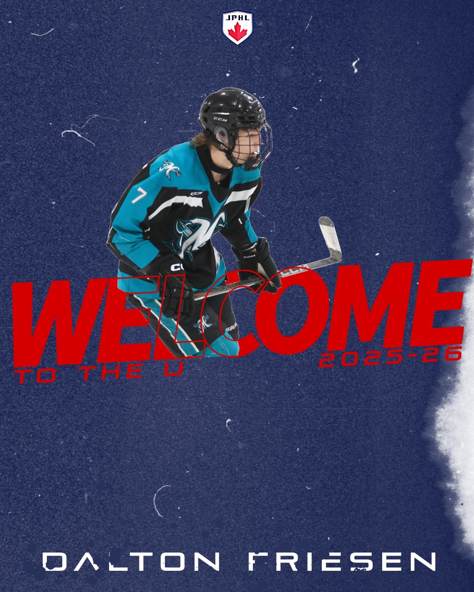 We have signed Forward Dalton Friesen for the 2025-26 season. 
Welcome to the U Dalton.