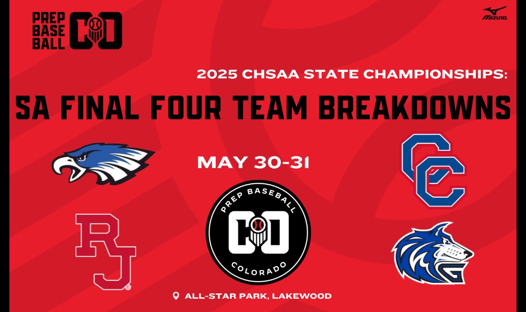 𝗖𝗛𝗦𝗔𝗔 𝟱𝗔 𝗙𝗜𝗡𝗔𝗟 𝟰 𝗧𝗘𝗔𝗠 𝗕𝗥𝗘𝗔𝗞𝗗𝗢𝗪𝗡𝗦 ✍️

Learn more about the journey and players from these final four teams left in 5A who will compete on Friday &amp; Saturday for a state championship 🏆

Full Story/Schedules 🔗 : loom.ly/oFnk9JU | <a href="/prepbaseball/">Prep Baseball</a>
