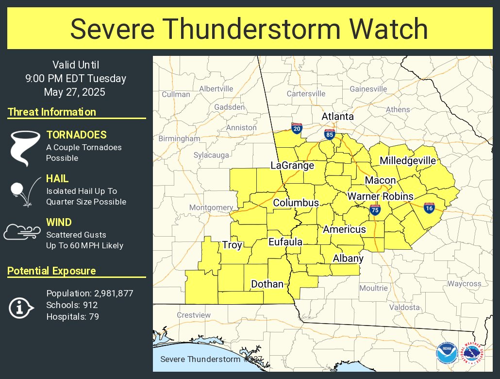 NWS Atlanta tweet media