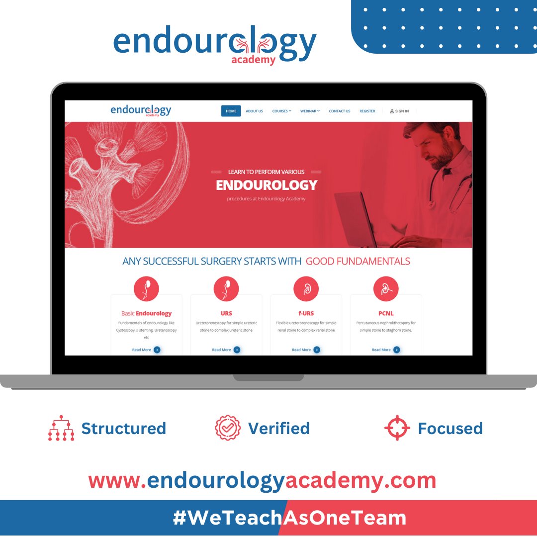 Endourology Academy (@endouroacademy) on Twitter photo Visit Endourology Academy for structured, focused, and verified learning.
Join the global community of urologists elevating their practice.
<a href="/drkemalsarica/">Kemal Sarıca</a> <a href="/EndoLuminalEndo/">Daron Smith</a> <a href="/PetkovaKremena/">Kremena Petkova</a> <a href="/DocGauhar/">DrG</a> <a href="/sameerparmar/">Sameer Parmar</a>
endourologyacademy.com Visit Endourology Academy for structured, focused, and verified learning.
Join the global community of urologists elevating their practice.
<a href="/drkemalsarica/">Kemal Sarıca</a> <a href="/EndoLuminalEndo/">Daron Smith</a> <a href="/PetkovaKremena/">Kremena Petkova</a> <a href="/DocGauhar/">DrG</a> <a href="/sameerparmar/">Sameer Parmar</a>
endourologyacademy.com