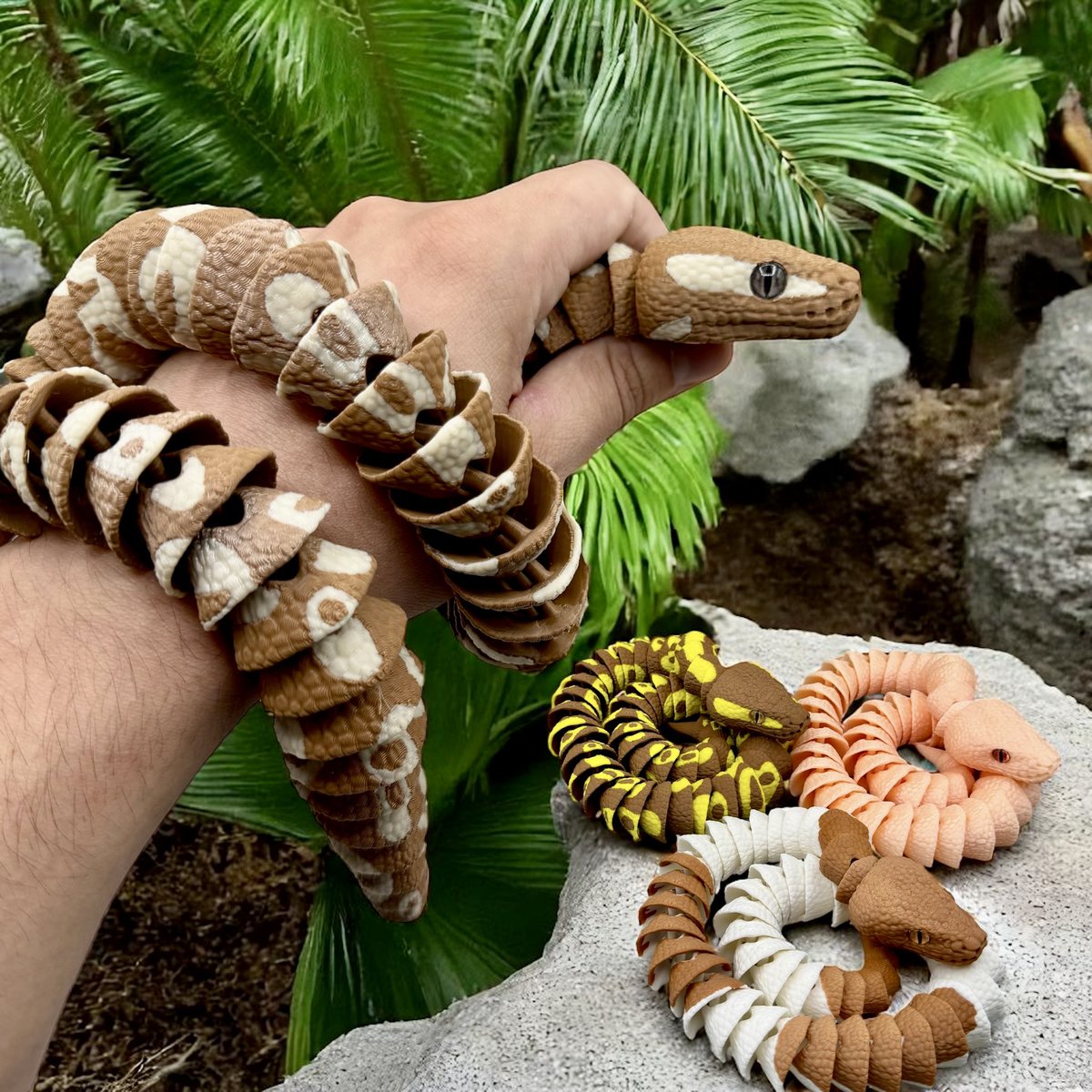 tacticalkaoz3D's tweet image. Just wrapped up a set of Flexy Ball Pythons and couldn’t be happier with how they turned out. Available: than.gs/m/1345978?affi…
