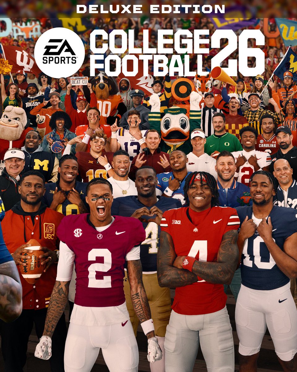 Equity Sports (@equitysports) on Twitter photo Next era on the cover #CFB26 ๐ฎ๐ฅ
<a href="/BryceUnderwoo16/">Bryce Jay Underwood</a> making history as the first incoming true freshman ever on the cover.
<a href="/Dylan1Stewart_/">Dylan Stewart</a> repping the defense โ 1 of only 2 defenders to earn the spotlight.
Game changers ๐ช๐พ๐ Next era on the cover #CFB26 ๐ฎ๐ฅ
<a href="/BryceUnderwoo16/">Bryce Jay Underwood</a> making history as the first incoming true freshman ever on the cover.
<a href="/Dylan1Stewart_/">Dylan Stewart</a> repping the defense โ 1 of only 2 defenders to earn the spotlight.
Game changers ๐ช๐พ๐