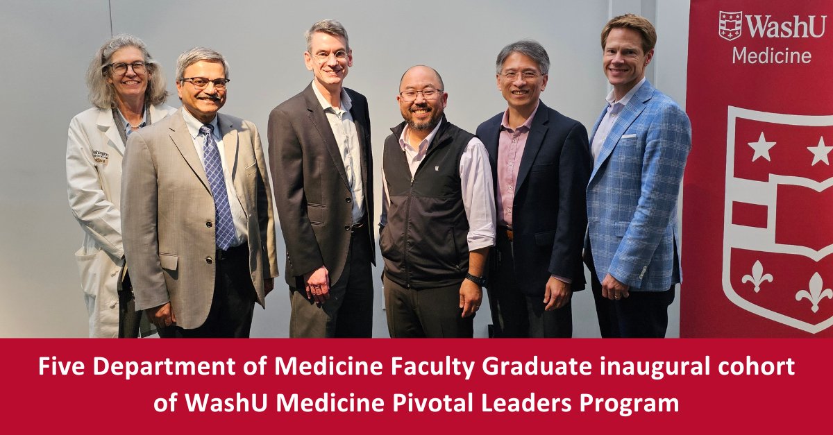 WashU Medicine Department of Medicine (@washudeptmed) on Twitter photo Congrats Drs. Prabhu, Walter, Oh, Chen & Ciorba on completing the inaugural Pivotal Leaders Program. <a href="/WashUCardiology/">WashU Medicine Cardiovascular Division</a> <a href="/WashUMedGastro/">WashU Medicine Division of Gastroenterology</a> <a href="/WashUHematology/">WashU Medicine Division of Hematology</a> <a href="/WashUOncology/">WashU Medicine Division of Oncology</a>
The program helps division and section heads gain clarity, confidence, & impact.
Link> l8r.it/6412 Congrats Drs. Prabhu, Walter, Oh, Chen & Ciorba on completing the inaugural Pivotal Leaders Program. <a href="/WashUCardiology/">WashU Medicine Cardiovascular Division</a> <a href="/WashUMedGastro/">WashU Medicine Division of Gastroenterology</a> <a href="/WashUHematology/">WashU Medicine Division of Hematology</a> <a href="/WashUOncology/">WashU Medicine Division of Oncology</a>
The program helps division and section heads gain clarity, confidence, & impact.
Link> l8r.it/6412