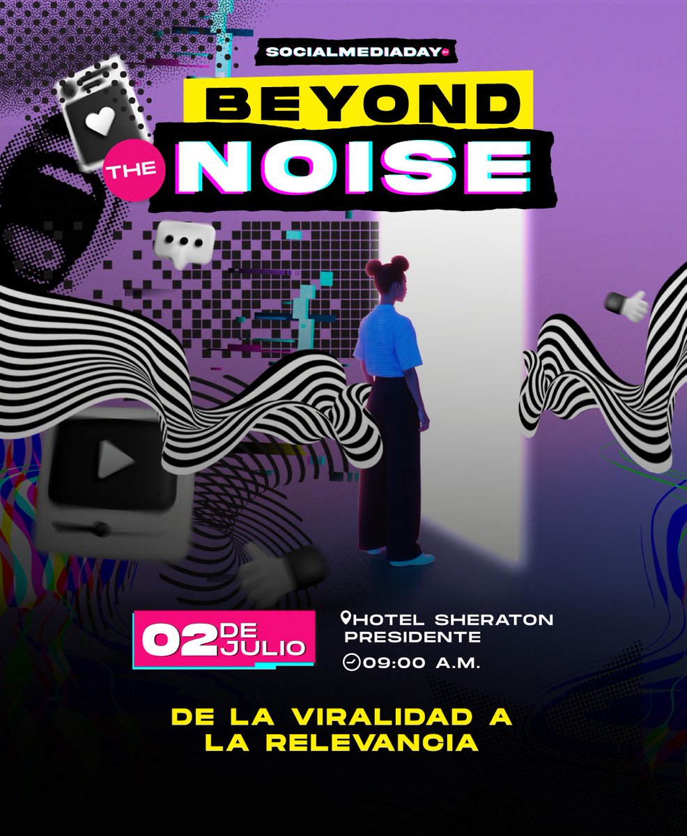 smediaday's tweet photo. 🎟️ La espera terminó: este 28 de mayo arranca la venta de entradas para el #SMDay2025 – #BeyondTheNoise

⚡ Grandes speakers formarán parte de este evento que va más allá del ruido.

¡Deja un recordatorio y asegurá tu lugar antes que se agoten!

🔗 https://t.co/6xSQTFjTqq https://t.co/6iMHdrtziW