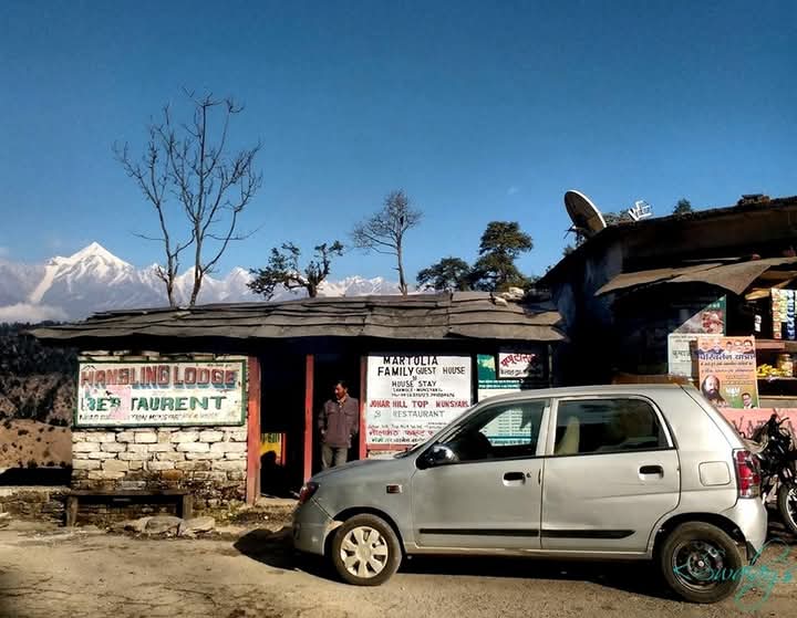 कालमुनी,मुनस्यारी से क्लिक की गयी पंचचुली हिमालया ।